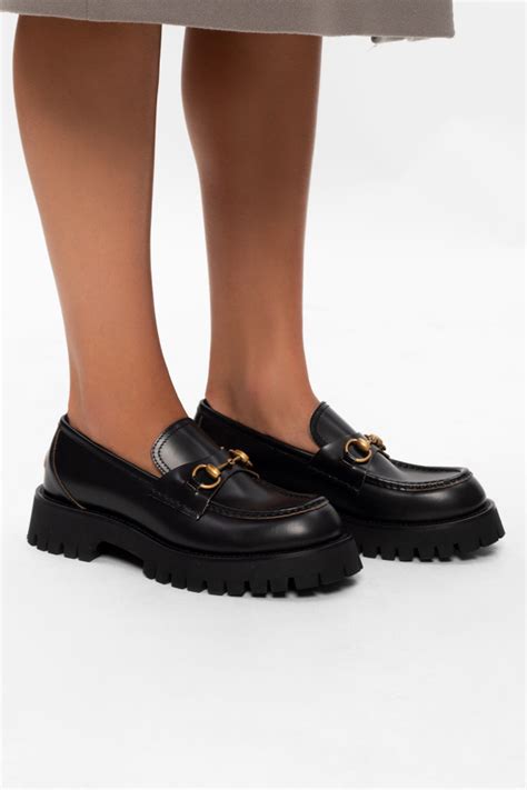 loafers womens gucci|gucci platform loafers women.